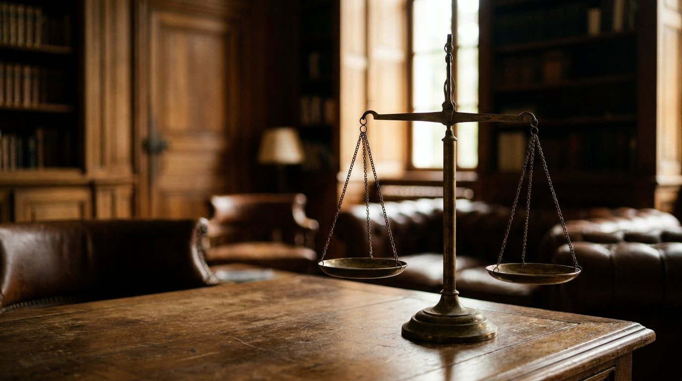 Balance de justice évoquant les sanctions encourues en cas d'exercice sans carte G
