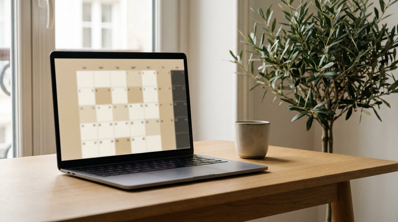 Calendrier synchronisé sur un ordinateur portable, socle technique commun à tous les channel managers